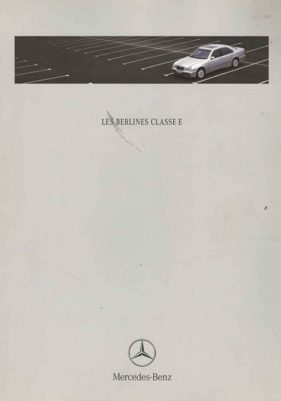 Brochure Mercedes Classe E Berline (Français) 1999 | MER228 - Ref: VP/KW 6701.0107.03-00/0799 |