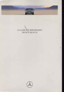 Dépliant / Brochure MERCEDES 300 SD et 300 SE 2.8 (Français) 1992 | MER230 - Ref: VP/KMW 6701.0610.03-00/1092 |