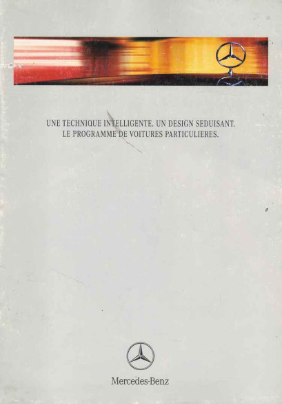 Catalogue MERCEDES Gamme 1998 (Français) Inclus Classe M / V et G | MER231 - Ref: WAM 6701.1000.03-01/0283 |