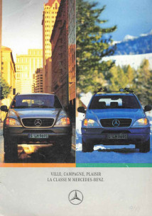 Brochure MERCEDES ML 230 et 320 (Français) 1997 | MER232 - Ref: VP/KW 6701.1200.03-00/0597 |