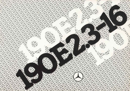 Dépliant / Brochure MERCEDES 190E 2.3 16s (Français) | MER234 - 190E 2.3-16 |