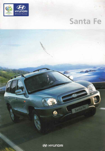 Brochure HYUNDAI Sante Fe Diesel 2.0 CRDI 125 (Français) 2005 | HYUN01 - Ref: 81B76 |