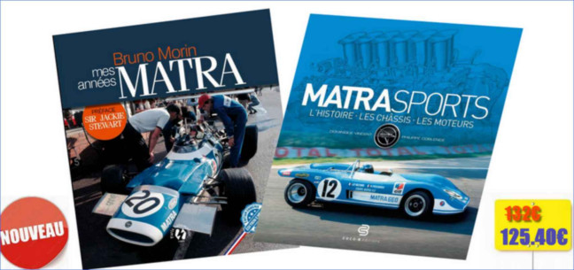 MATRA SPORTS + Mes années MATRA | Lot Matra |