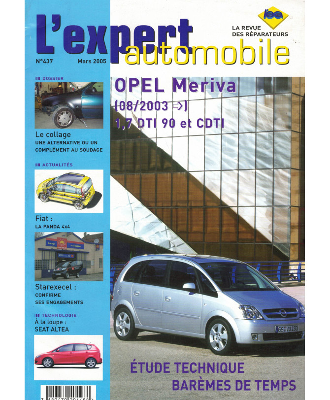 Revue de réparation OPEL Meriva 1.7 DTi 90 et CDTi | LEA437 |