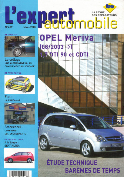 Revue de réparation OPEL Meriva 1.7 DTi 90 et CDTi | LEA437 |