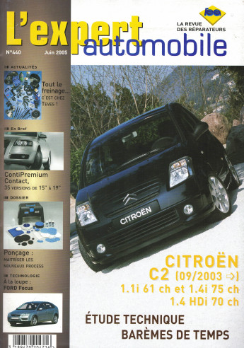 Revue de réparation CITROEN C2 Essence et HDi 70ch | LEA440 |