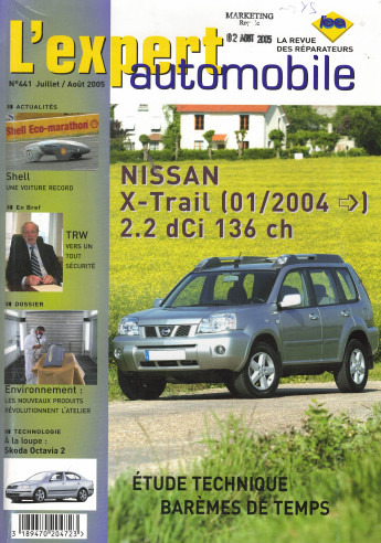 Revue de réparation NISSAN X-Trail 2.2 DCi 136 ch | LEA441 |