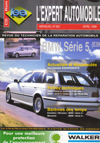Revue de réparation BMW Série 5 Essence 6 cylindres et Turbo diesel | LEA362 |