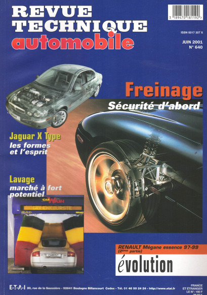 Revue technique Automobile Dossier: Freinage (Sécurité d'abord) | RTA640 |