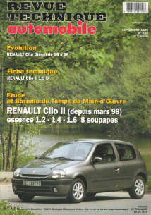 Revue technique Automobile RENAULT Clio 2 Essence | RTA616 |