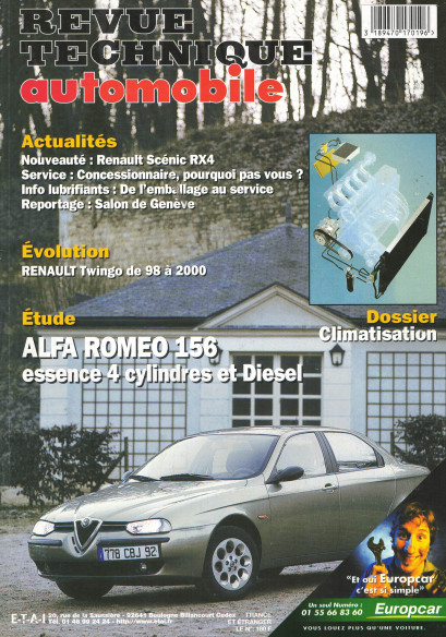 Revue technique Automobile ALFA ROMEO 156 Essence et Diesel | RTA627 |
