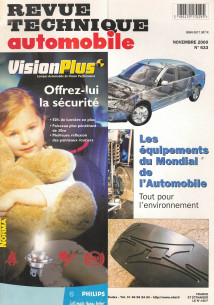 Revue technique Automobile Dossier: Pneumatiques (Le Marché) | RTA633 |