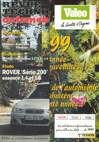 Revue technique Automobile ROVER Série 200 Essence 1.4 et 1.6 | RTA612 |