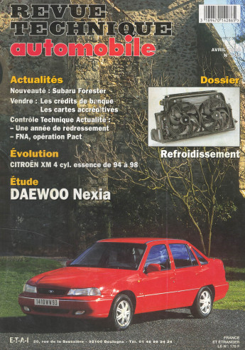 Revue technique Automobile DAEWOO Nexia 75 et 90ch | RTA605 |