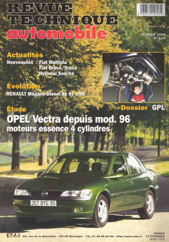 Revue technique Automobile OPEL Vectra Essence 4 cylindres | RTA614 |