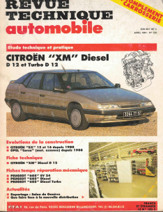 Revue technique Automobile CITROEN XM Diesel 83 et 110ch | RTA526 |