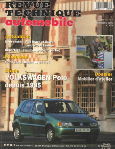 Revue technique Automobile VOLKSWAGEN Polo 1.3 et 1.6 Inj. Monopoint | RTA579 |