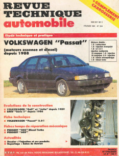 Revue technique Automobile VOLKSWAGEN Passat Ess et Diesel (Depuis 1988) | RTA524 |