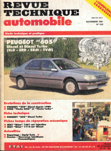 Revue technique Automobile PEUGEOT 605 Diesel et turbo 83 et 110ch | RTA533 |