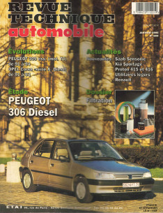 Revue technique Automobile PEUGEOT 306 Diesel 3,4 et 5 portes | RTA569 |