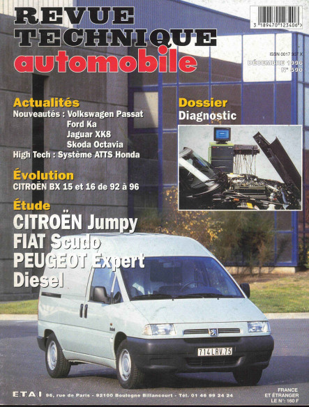 Revue technique Automobile PEUGEOT Expert Diesel 220 C 71 et 92ch | RTA590 |