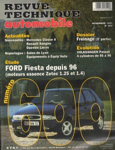 Revue technique Automobile FORD Fiesta Essence Zetec Depuis 1996 | RTA600 |