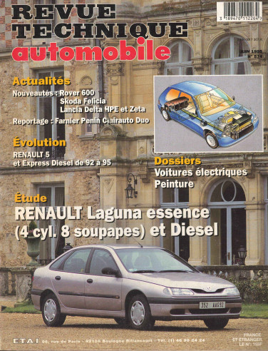 Revue technique Automobile RENAULT Laguna 4 Cylindres Essence et Diesel | RTA574 |
