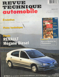 Revue technique Automobile RENAULT Mégane Diesel 1.9 | RTA587 |