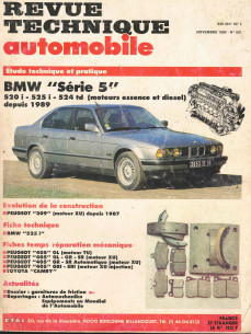 Revue technique Automobile BMW Série 5 Essence et Diesel Depuis 1989 | RTA521 |