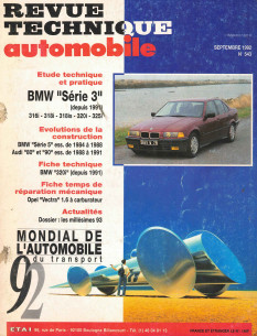 Revue technique Automobile BMW Série 3 Depuis 1991 | RTA543 |