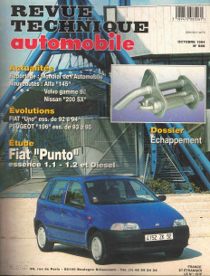 Revue technique Automobile Fiat Punto Essence 1.1 et Diesel | RTA566 |