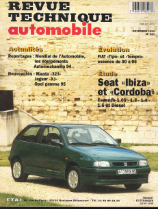 Revue technique Automobile SEAT Ibiza et Cordoba Essence et Diesel | RTA567 |