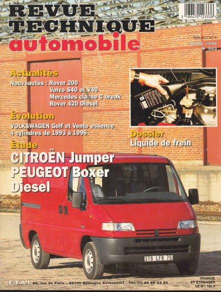 Revue technique Automobile CITROEN Jumper Diesel 1.9 et 2.5 | RTA583 |
