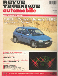 Revue technique Automobile OPEL Corsa depuis 1983 Ess et Diesel | RTA563 |