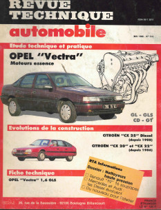 Revue technique Automobile OPEL Vectra Essence et 16s | RTA515 |