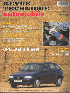 Revue technique Automobile OPEL Astra Diesel Moteur Isuzu et Opel | RTA577 |