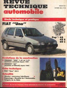 Revue technique Automobile FIAT Uno Pop 45, 45S et 60S | RTA520 |