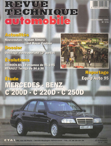 Revue technique Automobile MERCEDES C200 et C250 Diesel | RTA578 |