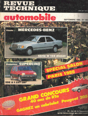 Revue technique Automobile MERCEDES W124 Diesel | RTA495 |