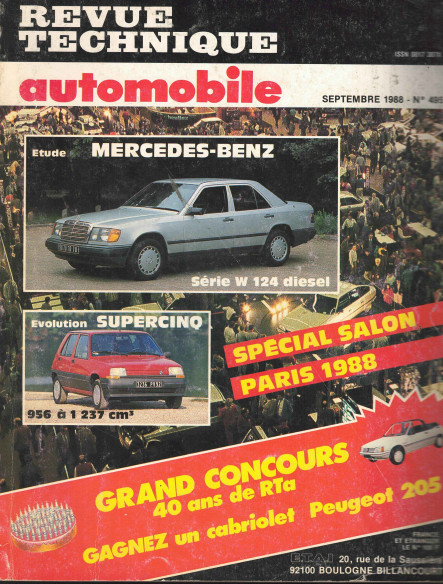 Revue technique Automobile MERCEDES W124 Diesel | RTA495 |