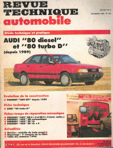 Revue technique Automobile AUDI 80 Diesel et Turbo-Diesel | RTA522 |