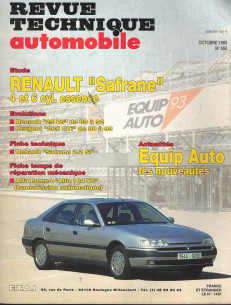 Revue technique Automobile RENAULT Safrane Essence 4 et 6 cylindres | RTA555 |