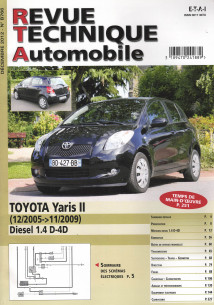 Revue Technique Automobile TOYOTA Yaris 2 - 1.4 D-4D | RTA B766 |