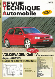 Revue Technique Automobile VOLKSWAGEN Golf 4 Diesel SDI et TDi | RTA 667 |