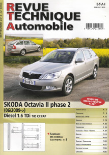 Revue Technique Automobile SKODA Octavia 1.6 TDi 105 CR FAP | RTA B763 |