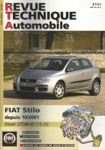 Revue Technique Automobile FIAT Stylo Diesel JTD 80 et 115ch | RTA 661 |