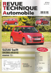 Revue Technique Automobile SUZUKI Swift Essence 1.3i | RTA B749 |