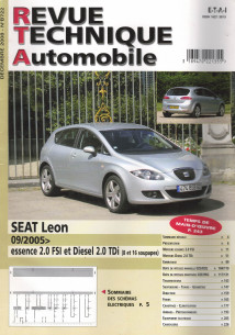 Revue Technique Automobile SEAT Leon 2.0 (Essence et Diesel) | RTA B722 |