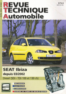 Revue Technique Automobile SEAT Ibiza SDi - TDi 100 et 130ch | RTA 760 |