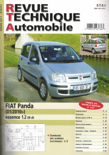 Revue Technique Automobile FIAT Panda Essence 1.2 69ch | RTA B747 |